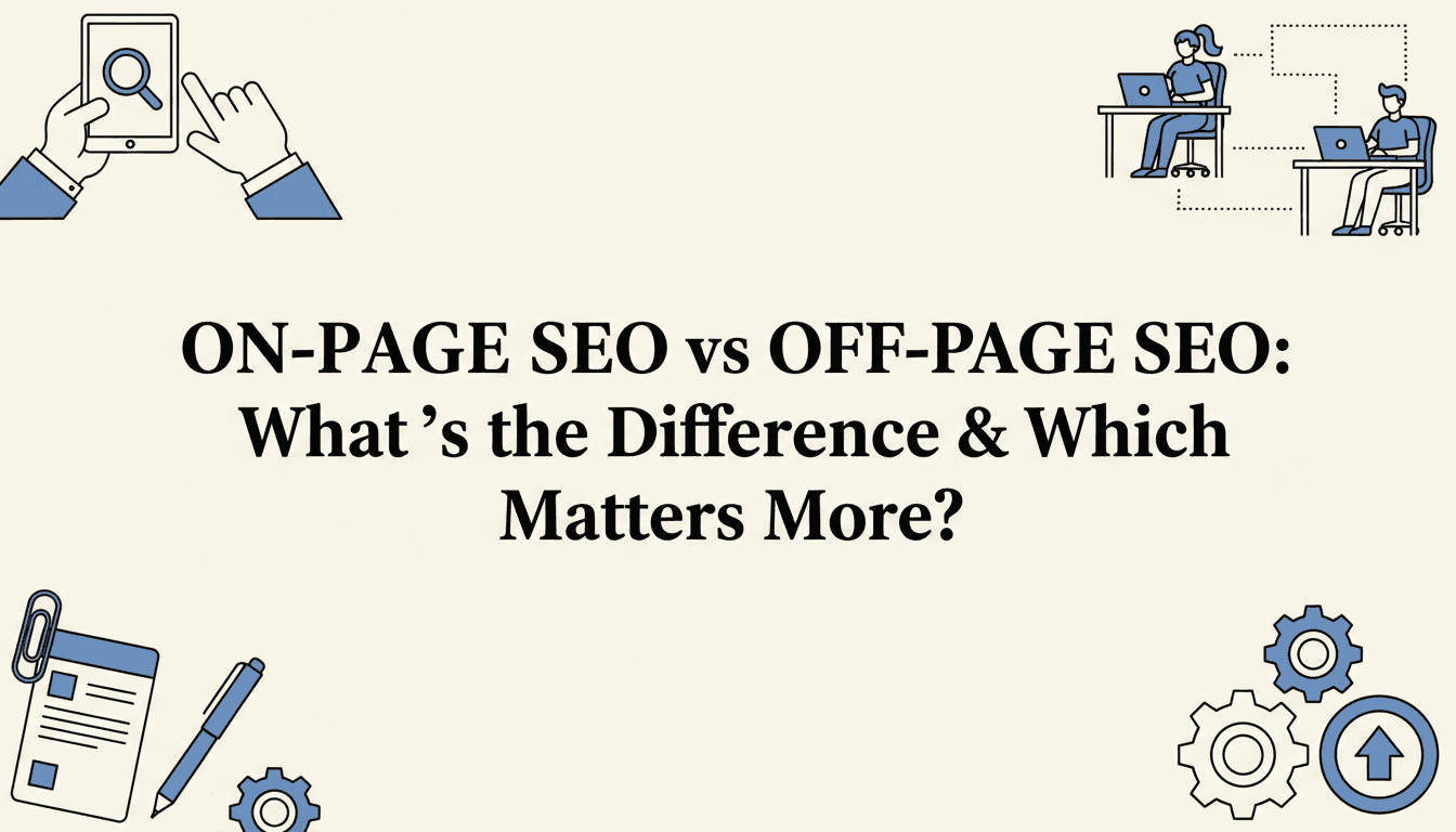 On-Page SEO vs Off-Page SEO: What's the Difference & Which Matters More?