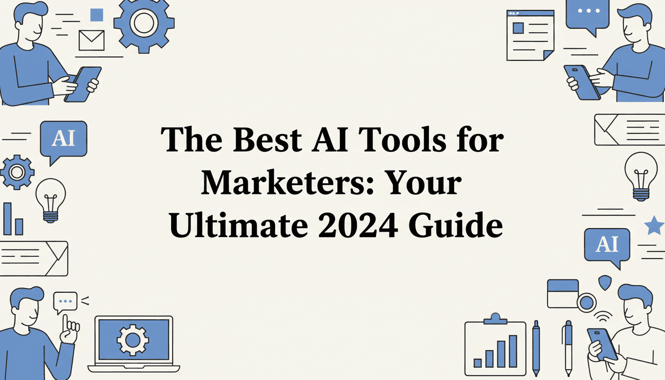 The Best AI Tools for Marketers: Your Ultimate 2024 Guide