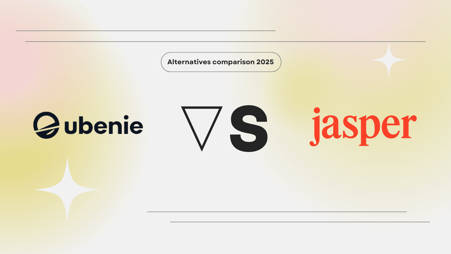 Ubenie vs Jasper comparison