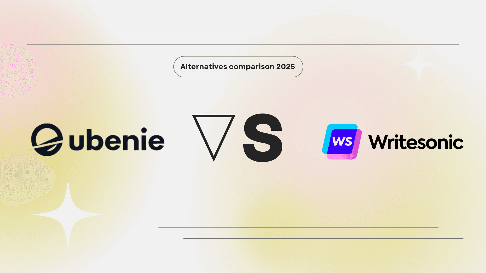 Ubenie vs Writesonic comparison